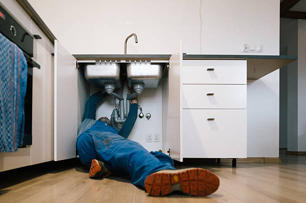 Professional Plumbing technician working in Marcus Hook, PA